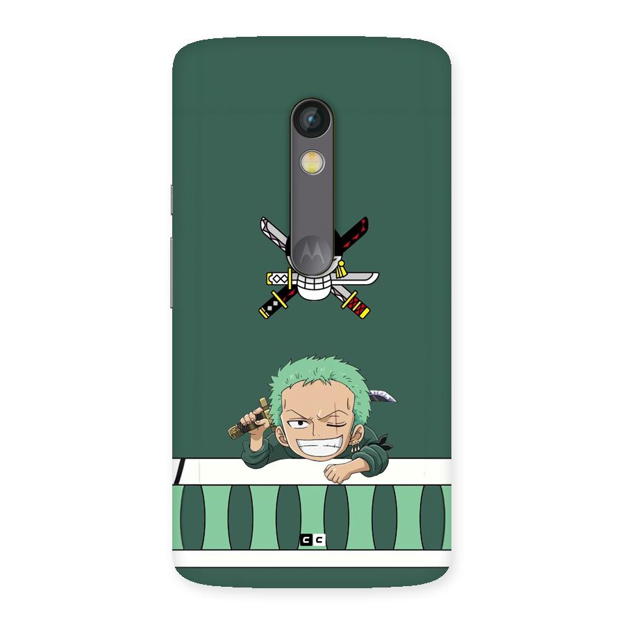 Pirate Hunter Zoro Back Case for Moto X Play