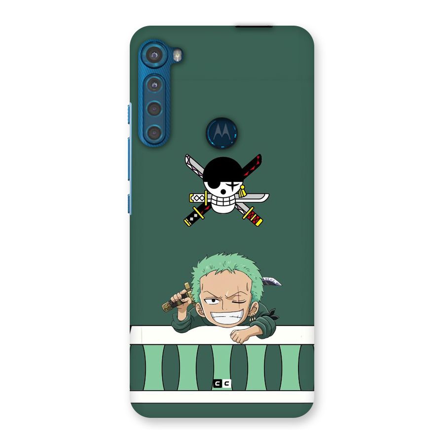 Pirate Hunter Zoro Back Case for Motorola One Fusion Plus