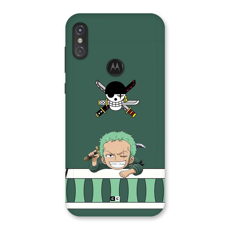 Pirate Hunter Zoro Back Case for Motorola One Power