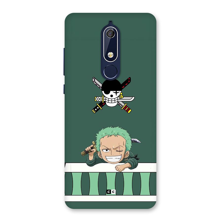 Pirate Hunter Zoro Back Case for Nokia 5.1