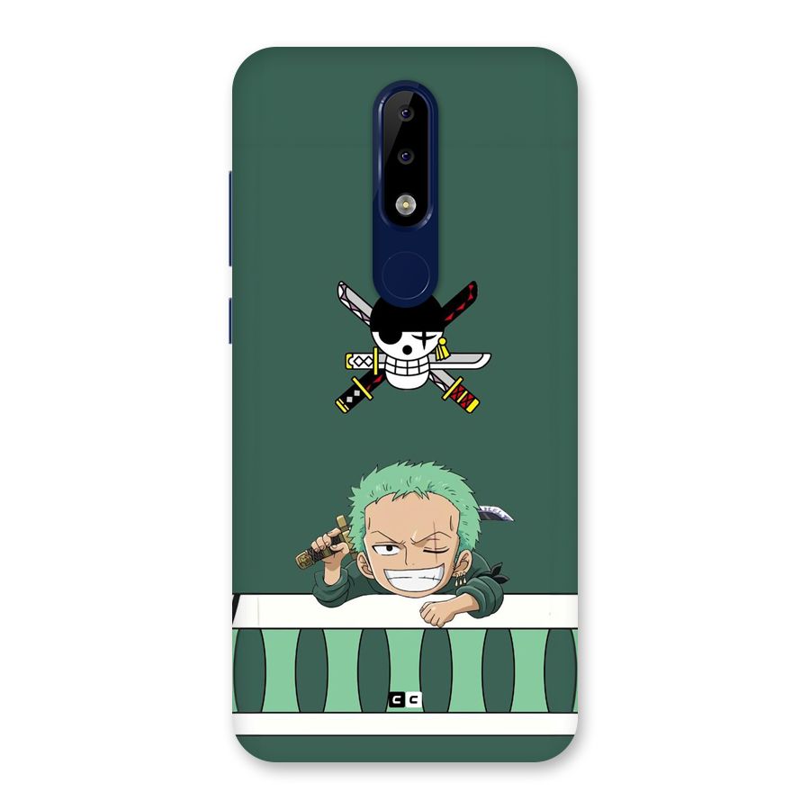 Pirate Hunter Zoro Back Case for Nokia 5.1 Plus