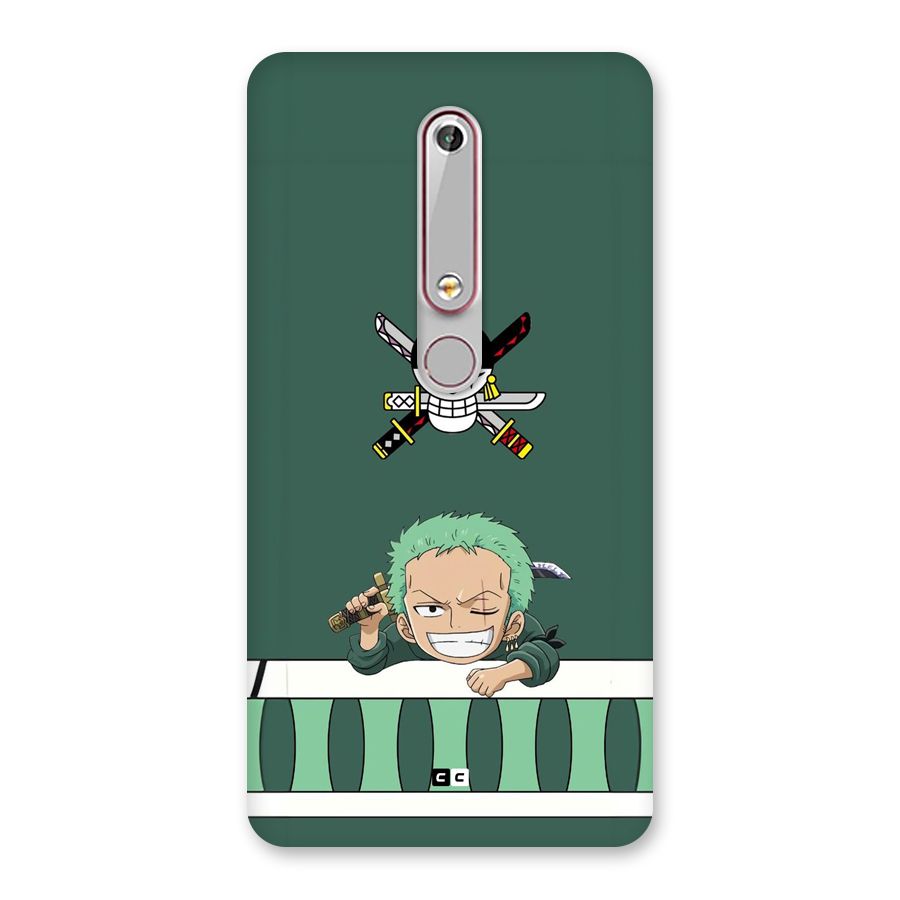 Pirate Hunter Zoro Back Case for Nokia 6.1
