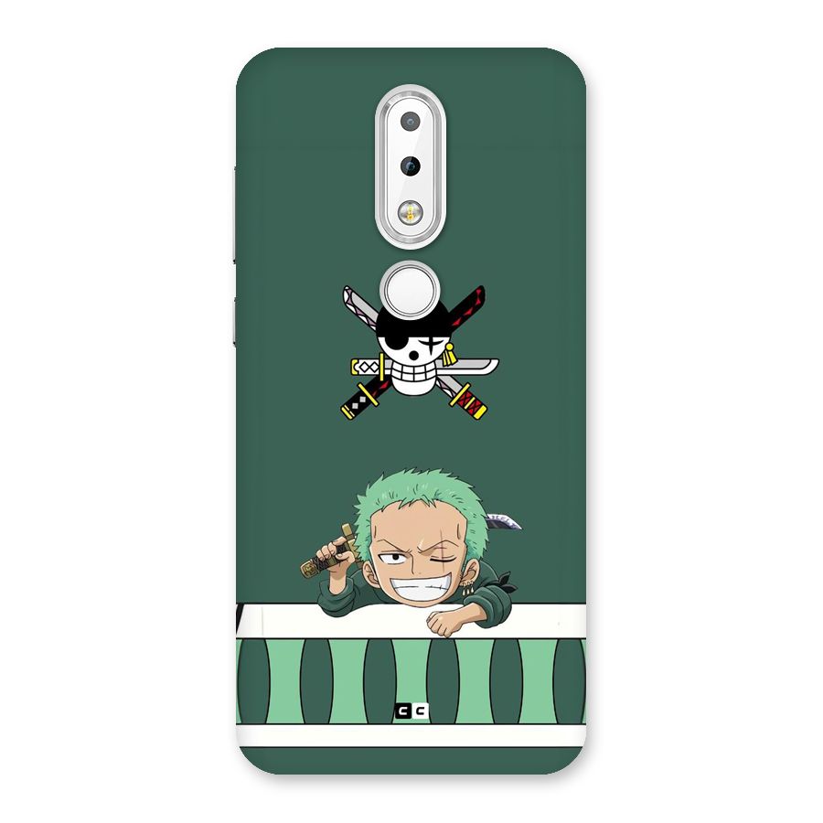 Pirate Hunter Zoro Back Case for Nokia 6.1 Plus