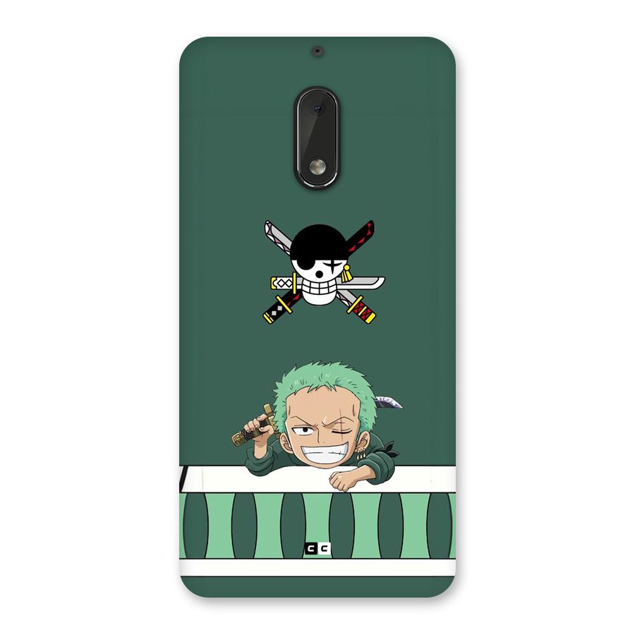 Pirate Hunter Zoro Back Case for Nokia 6