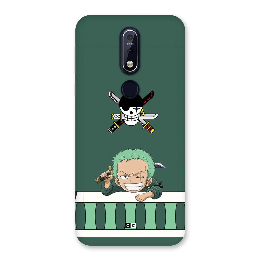 Pirate Hunter Zoro Back Case for Nokia 7.1