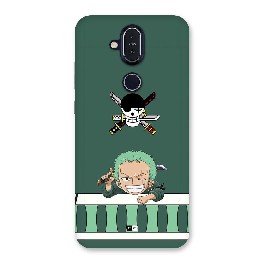 Pirate Hunter Zoro Back Case for Nokia 8.1