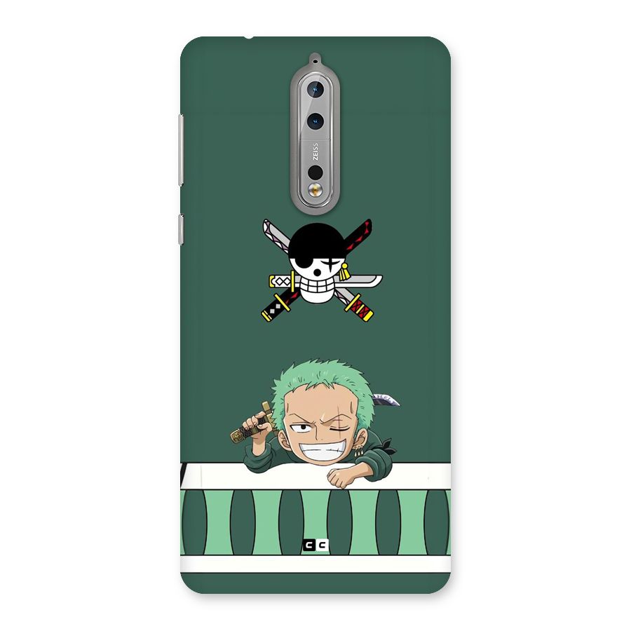 Pirate Hunter Zoro Back Case for Nokia 8