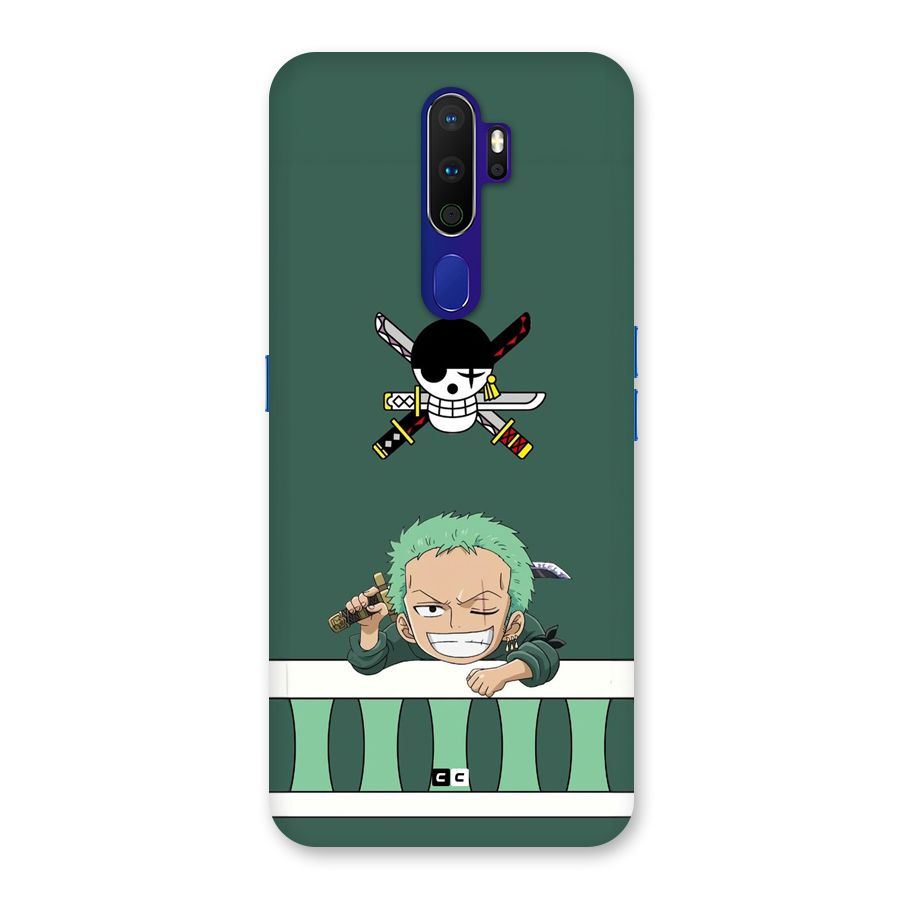 Pirate Hunter Zoro Back Case for Oppo A9 (2020)