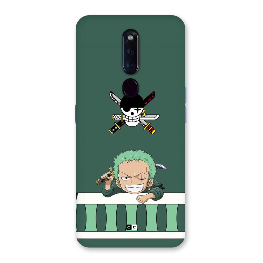 Pirate Hunter Zoro Back Case for Oppo F11 Pro