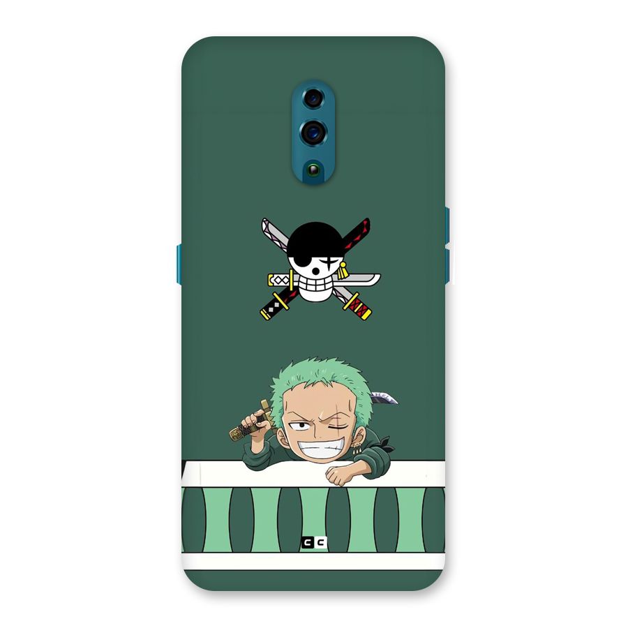 Pirate Hunter Zoro Back Case for Oppo Reno