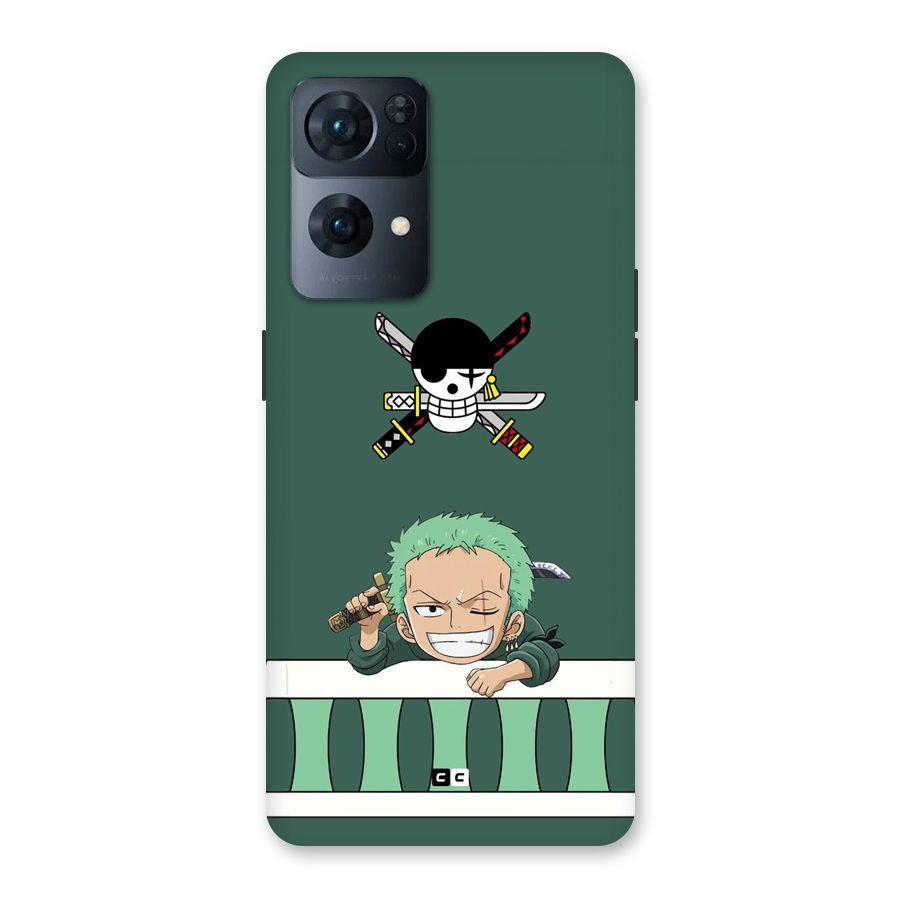 Pirate Hunter Zoro Back Case for Oppo Reno7 Pro 5G