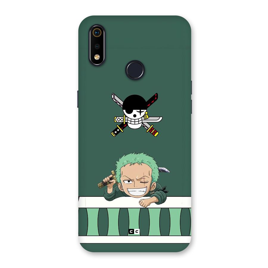 Pirate Hunter Zoro Back Case for Realme 3i