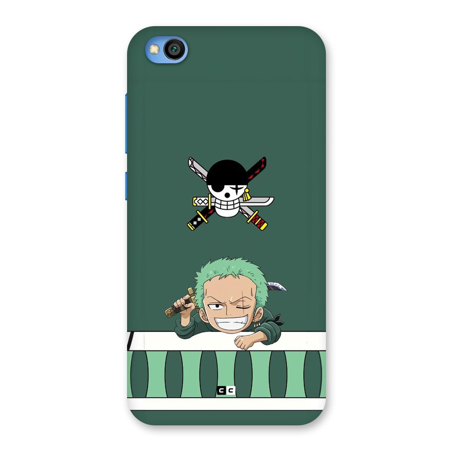 Pirate Hunter Zoro Back Case for Redmi Go