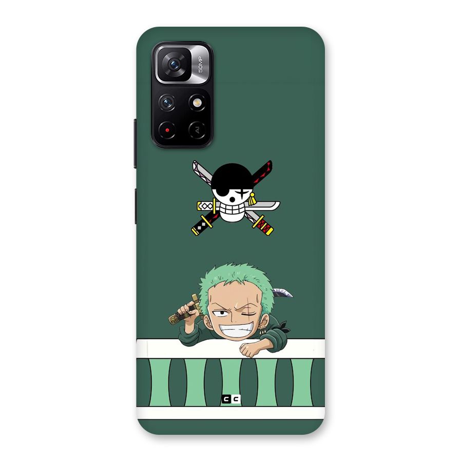 Pirate Hunter Zoro Back Case for Redmi Note 11T 5G