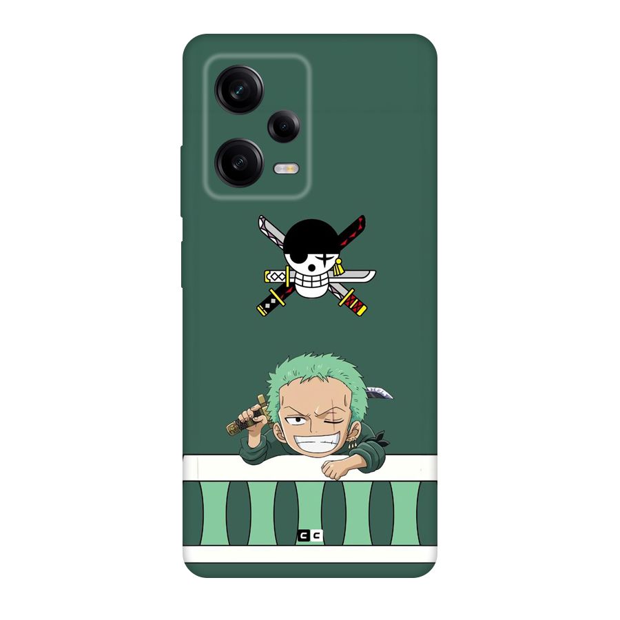 Pirate Hunter Zoro Back Case for Redmi Note 12 Pro