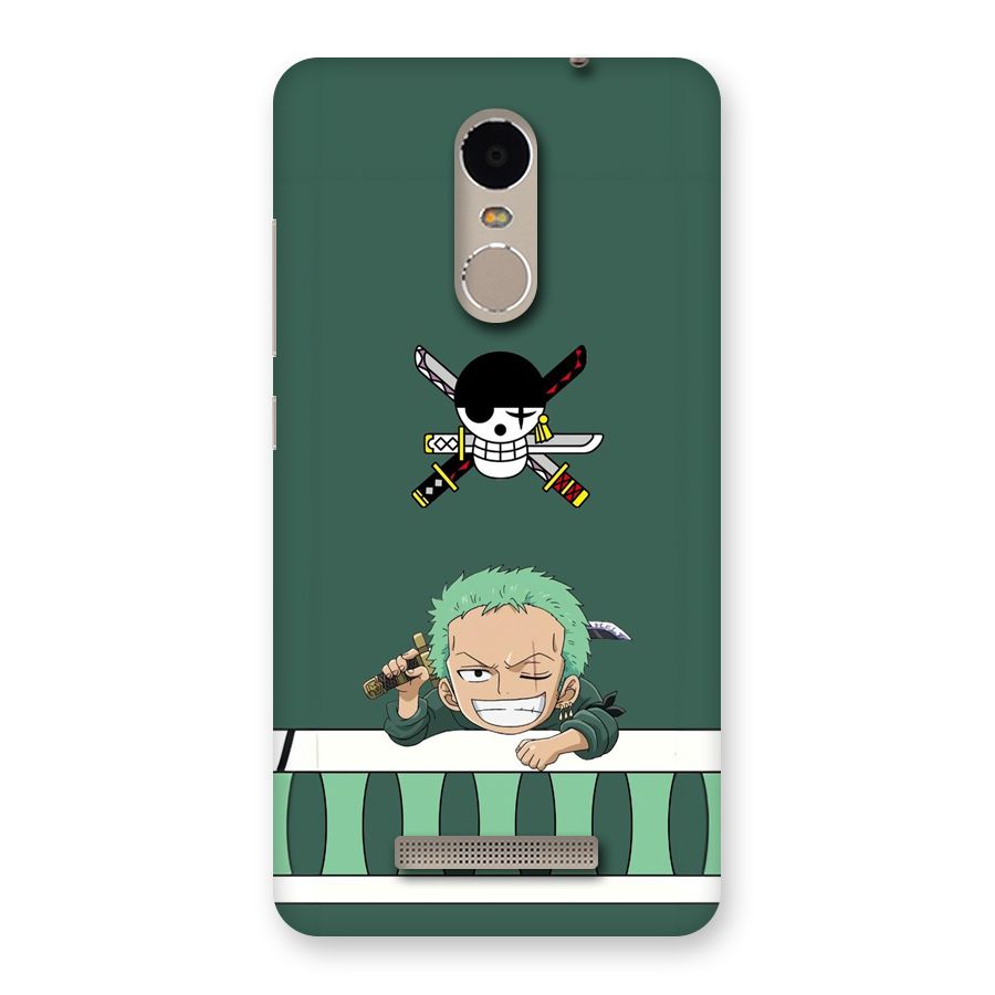 Pirate Hunter Zoro Back Case for Redmi Note 3