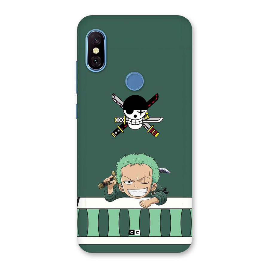 Pirate Hunter Zoro Back Case for Redmi Note 6 Pro