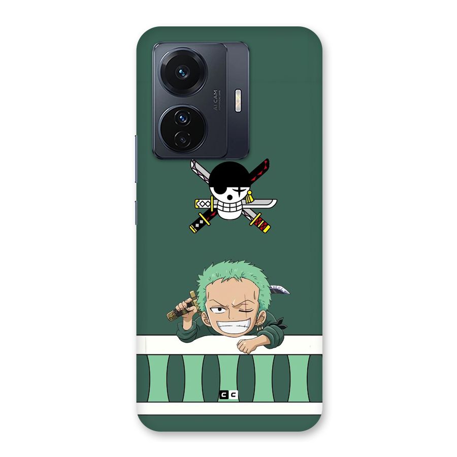Pirate Hunter Zoro Back Case for Vivo T1 Pro