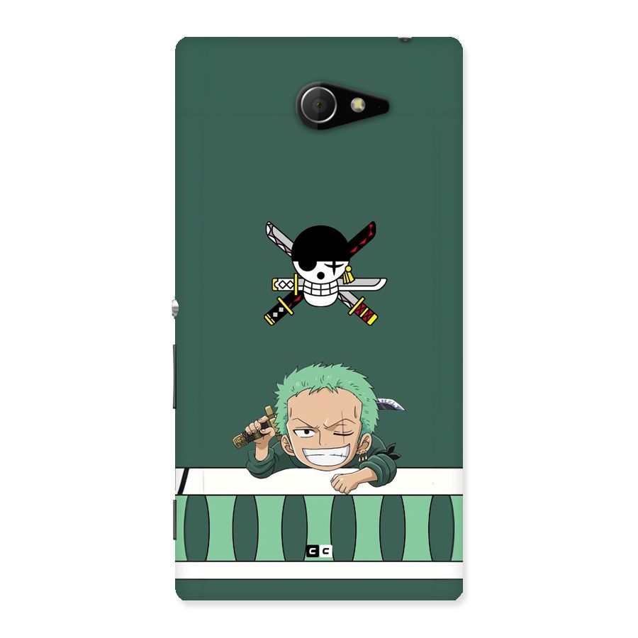Pirate Hunter Zoro Back Case for Xperia M2