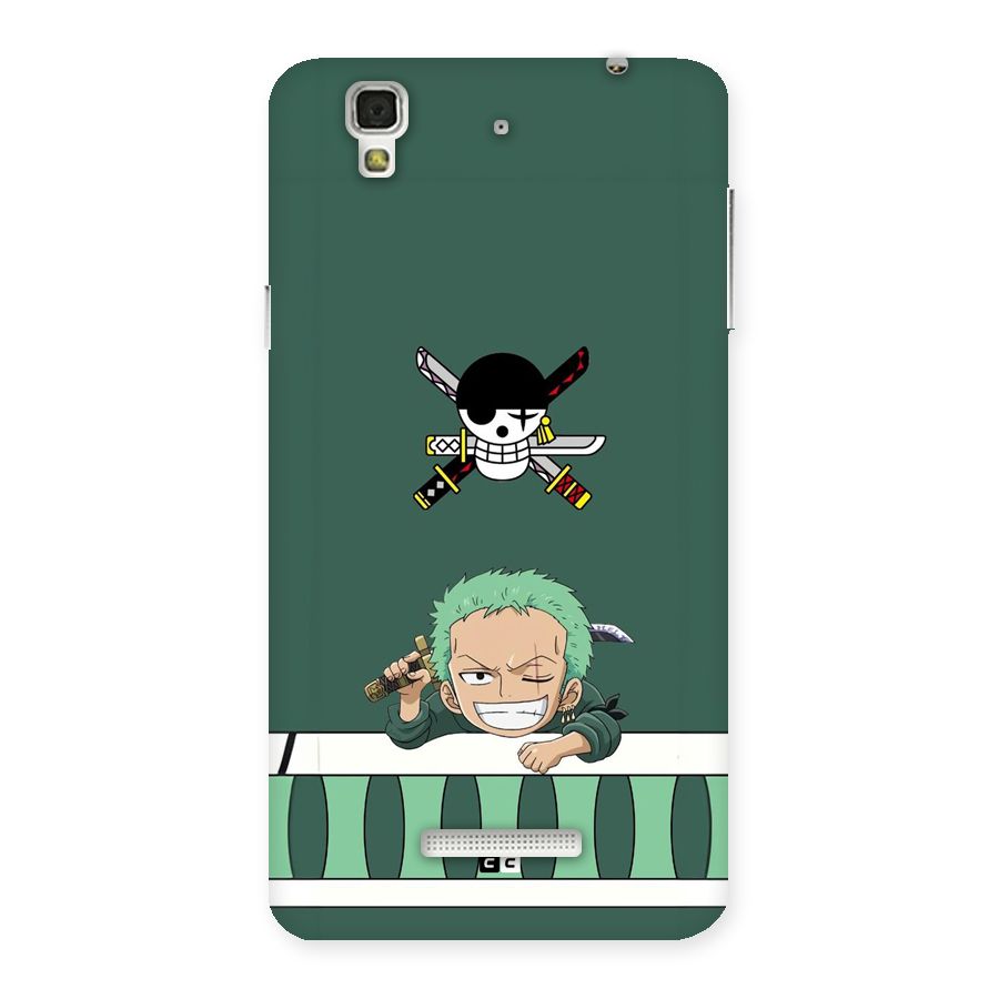 Pirate Hunter Zoro Back Case for YU Yureka Plus