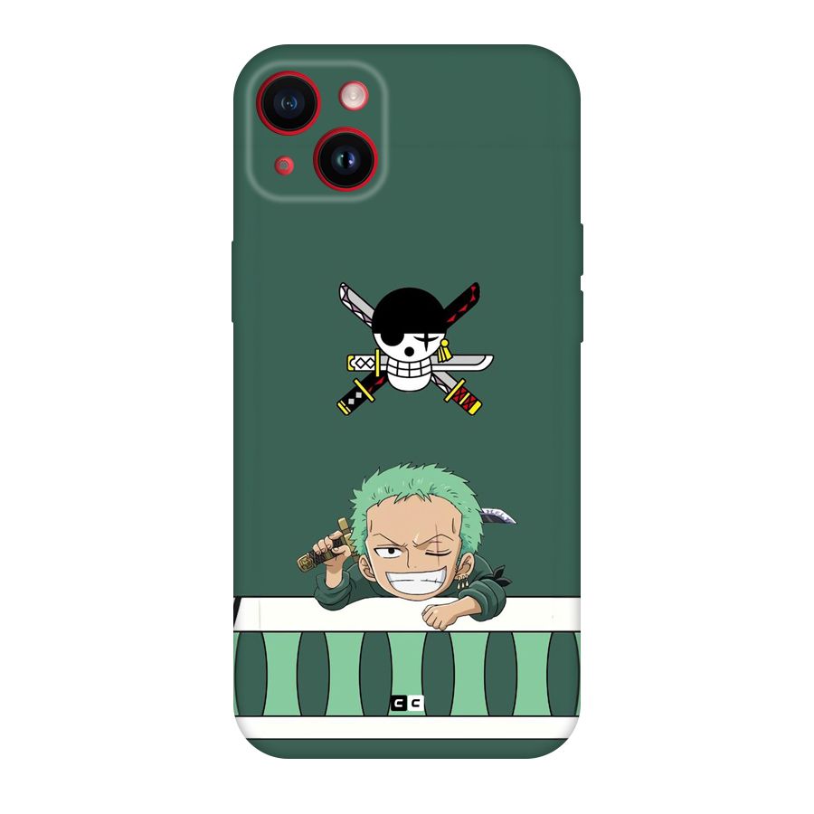 Pirate Hunter Zoro Back Case for iPhone 14 Plus