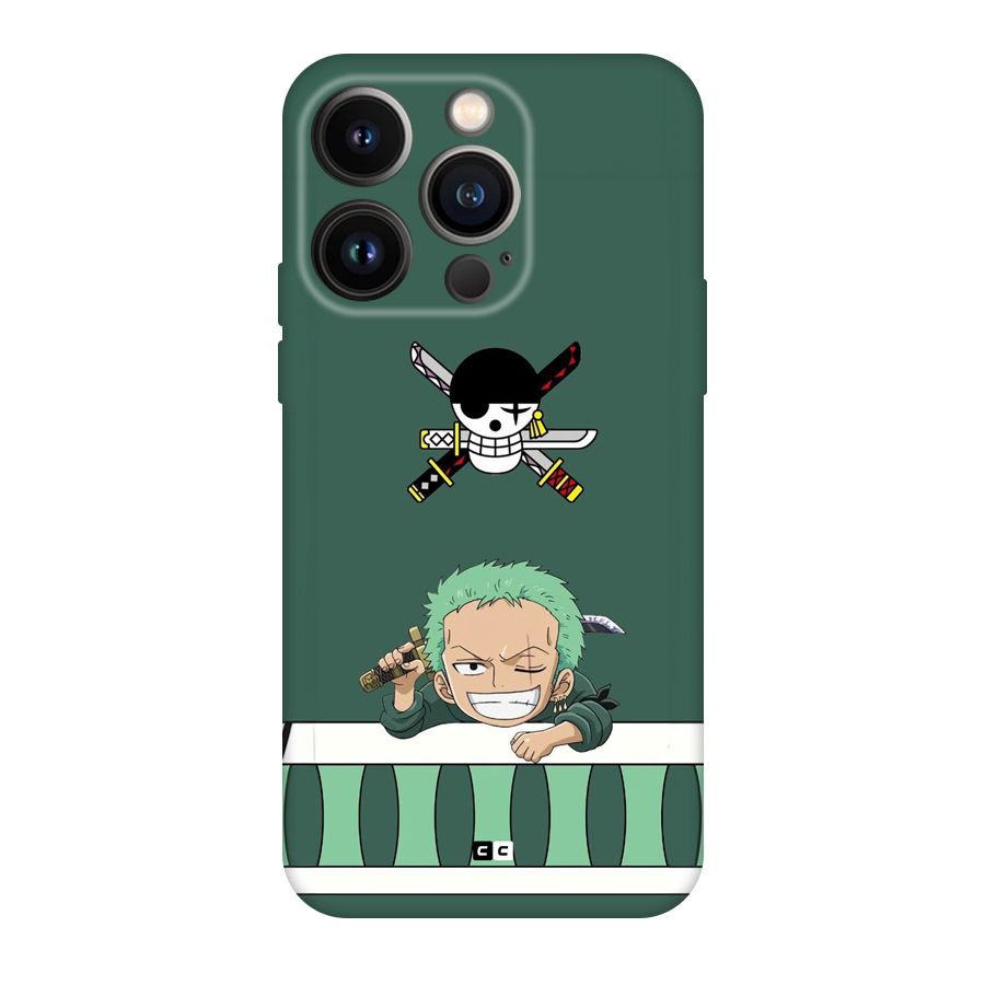 Pirate Hunter Zoro Back Case for iPhone 14 Pro