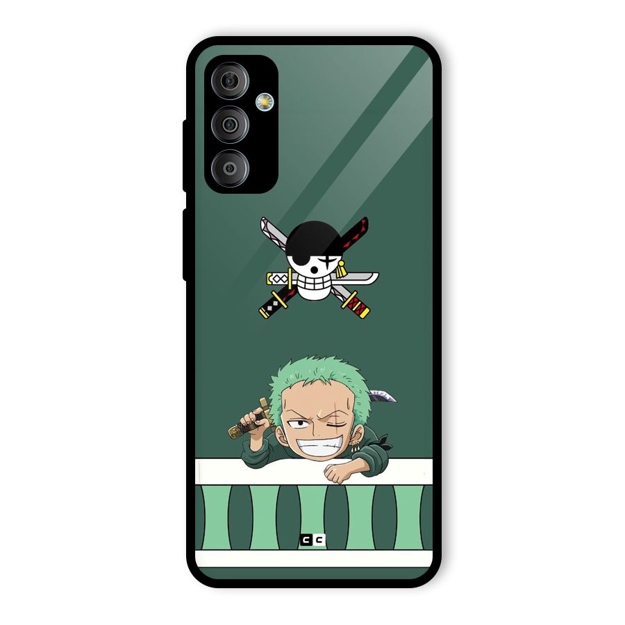 Pirate Hunter Zoro Glass Back Case for Galaxy F23