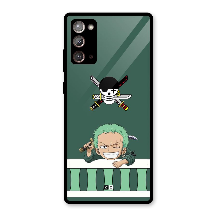 Pirate Hunter Zoro Glass Back Case for Galaxy Note 20