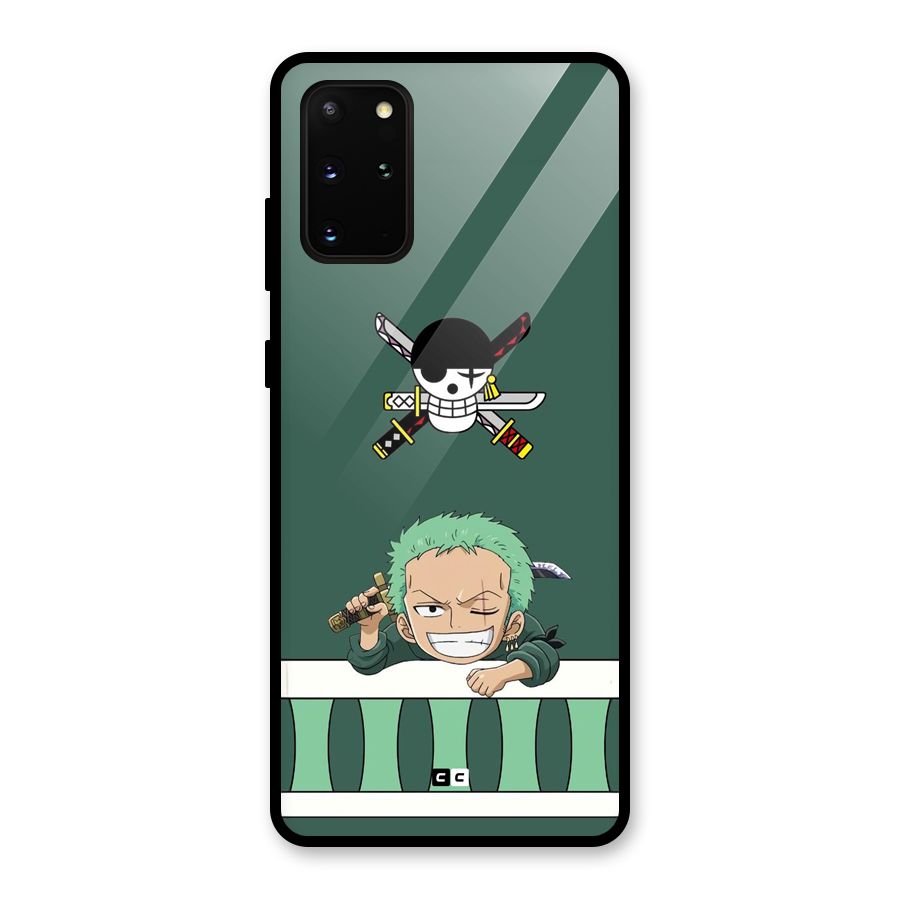 Pirate Hunter Zoro Glass Back Case for Galaxy S20 Plus