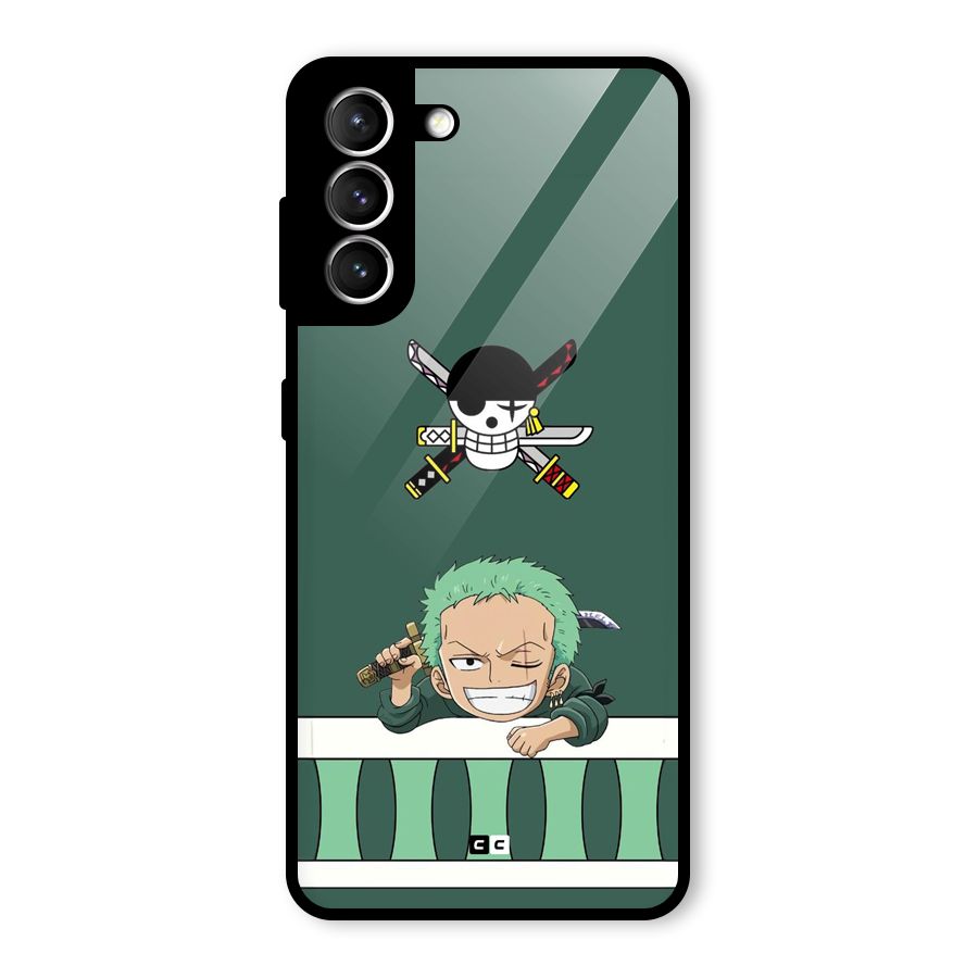 Pirate Hunter Zoro Glass Back Case for Galaxy S21 5G