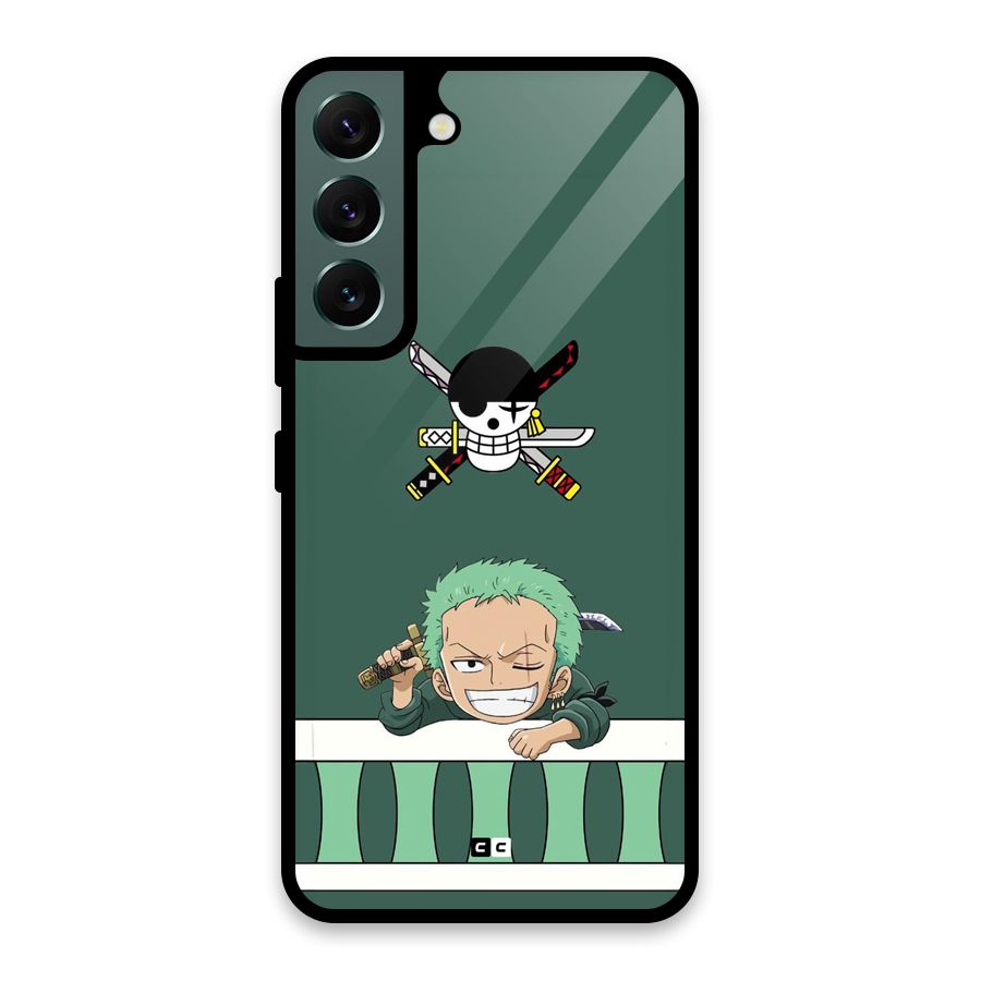 Pirate Hunter Zoro Glass Back Case for Galaxy S22 5G