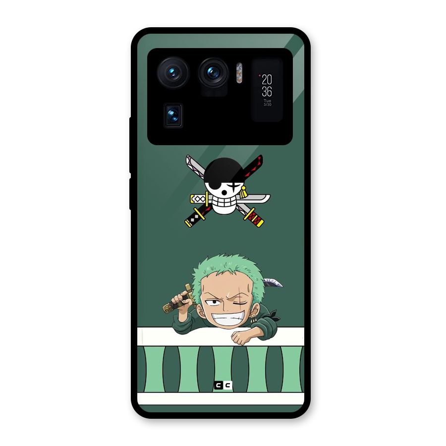 Pirate Hunter Zoro Glass Back Case for Mi 11 Ultra