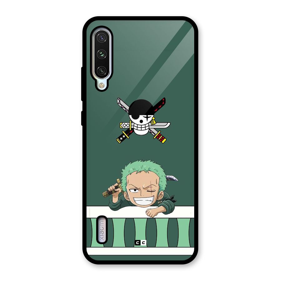 Pirate Hunter Zoro Glass Back Case for Mi A3