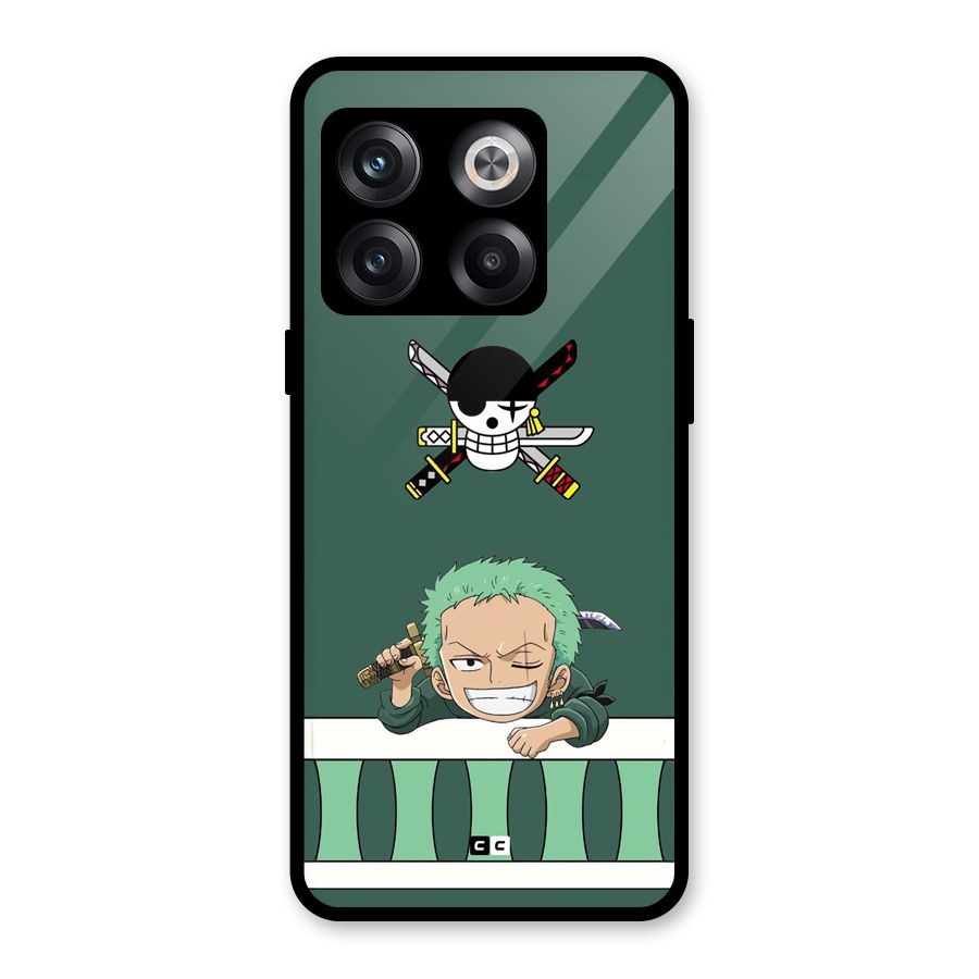 Pirate Hunter Zoro Glass Back Case for OnePlus 10T