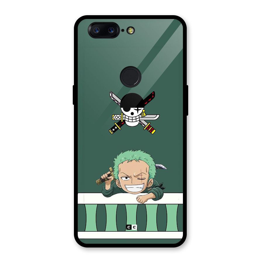 Pirate Hunter Zoro Glass Back Case for OnePlus 5T