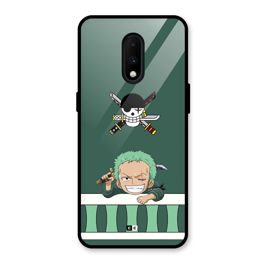 Pirate Hunter Zoro Glass Back Case for OnePlus 7