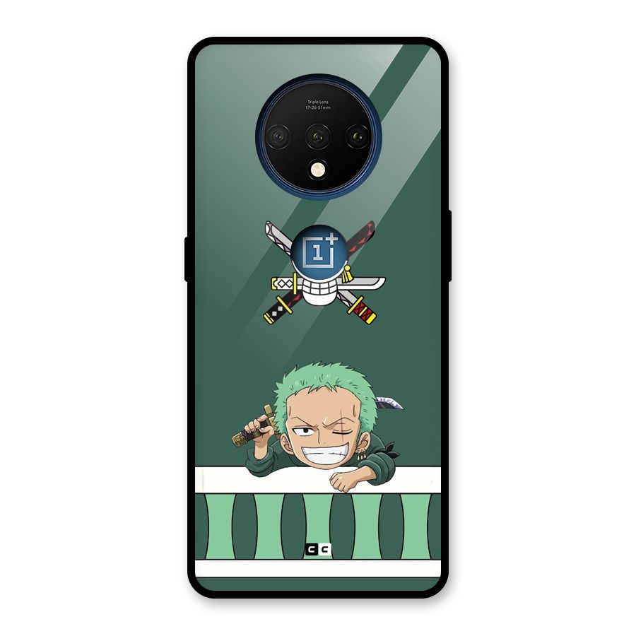 Pirate Hunter Zoro Glass Back Case for OnePlus 7T