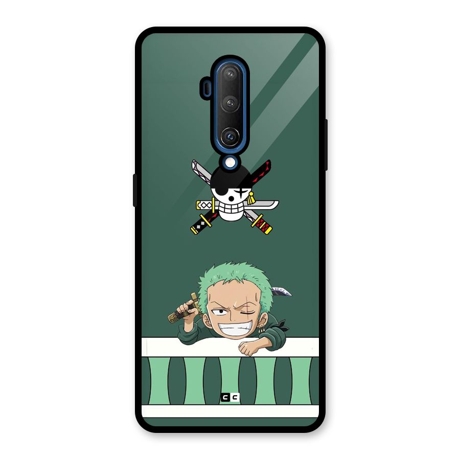 Pirate Hunter Zoro Glass Back Case for OnePlus 7T Pro