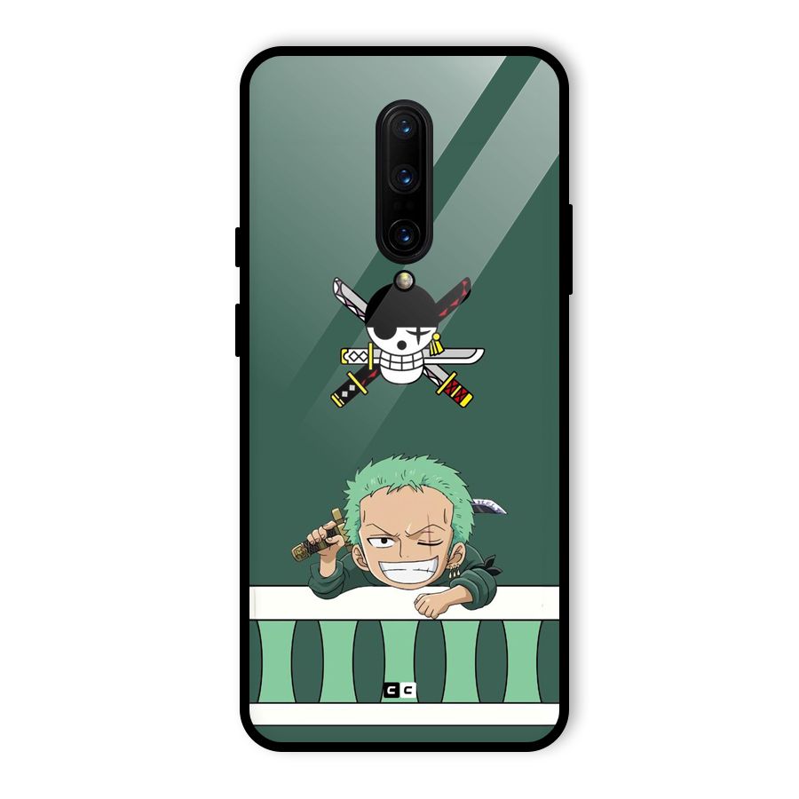 Pirate Hunter Zoro Glass Back Case for OnePlus 7 Pro