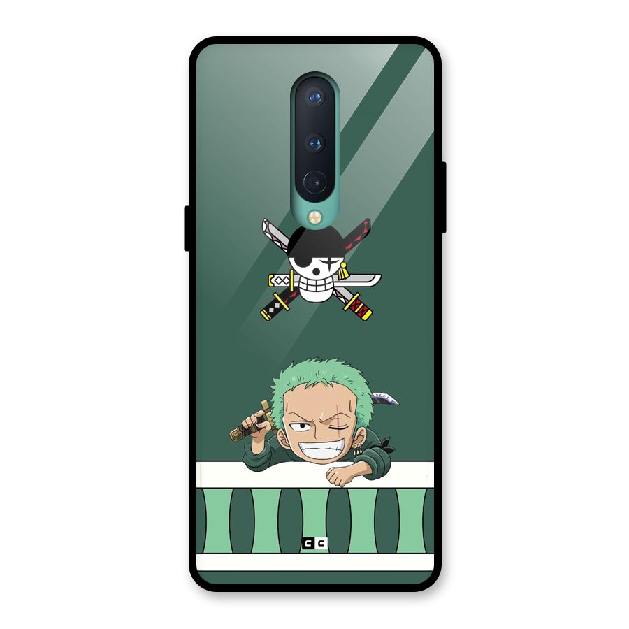 Pirate Hunter Zoro Glass Back Case for OnePlus 8