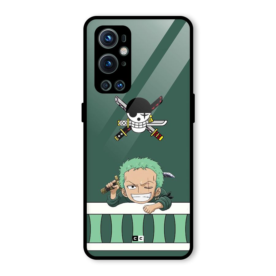 Pirate Hunter Zoro Glass Back Case for OnePlus 9 Pro