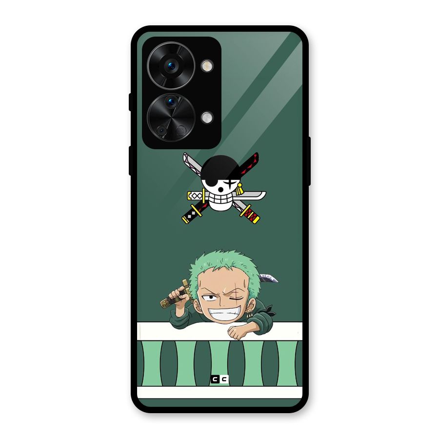 Pirate Hunter Zoro Glass Back Case for OnePlus Nord 2T
