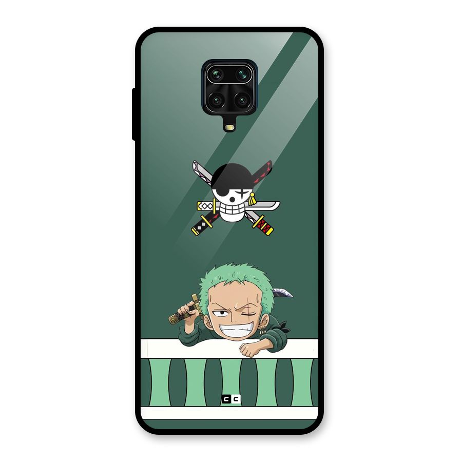 Pirate Hunter Zoro Glass Back Case for Poco M2 Pro