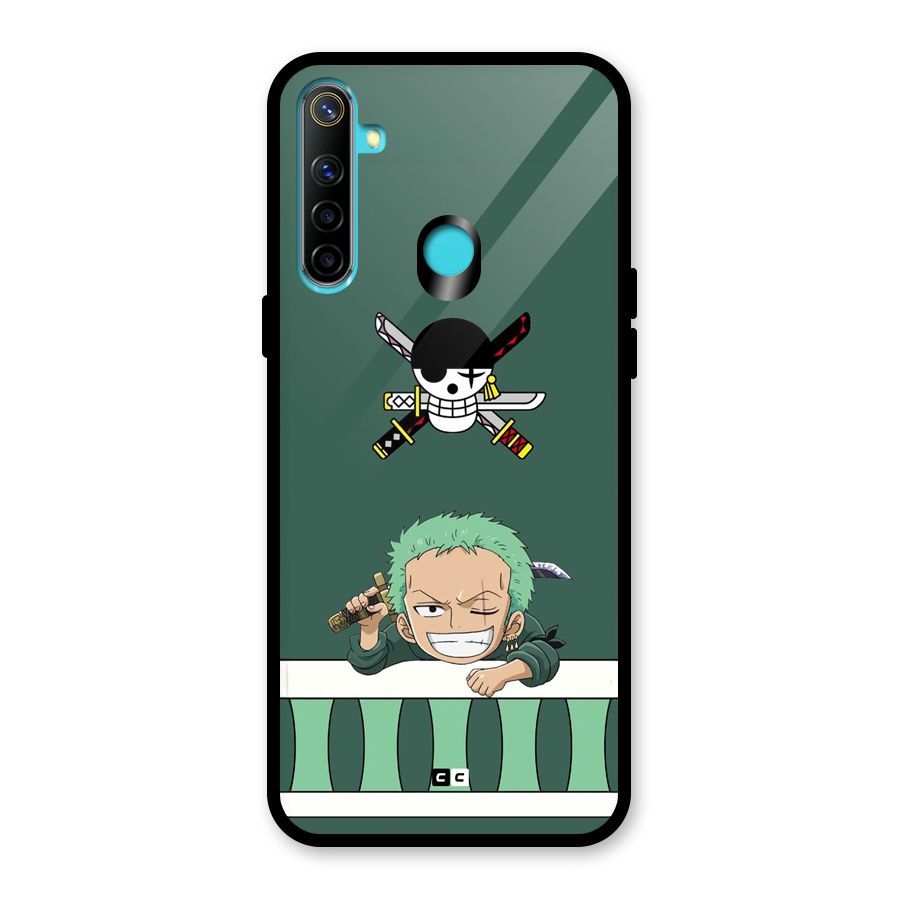 Pirate Hunter Zoro Glass Back Case for Realme 5i