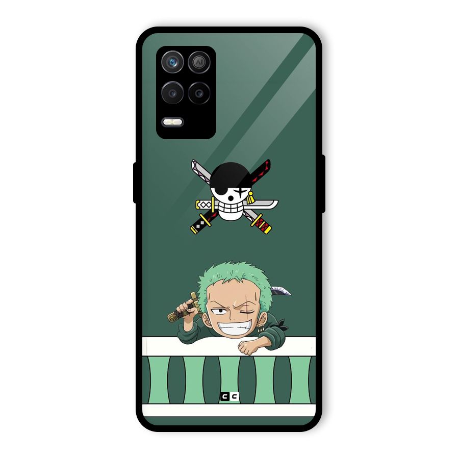 Pirate Hunter Zoro Glass Back Case for Realme 8 5G