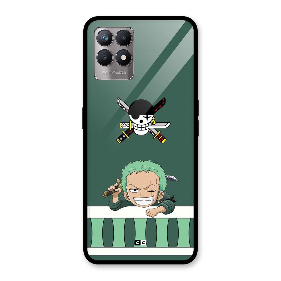 Pirate Hunter Zoro Glass Back Case for Realme 8i