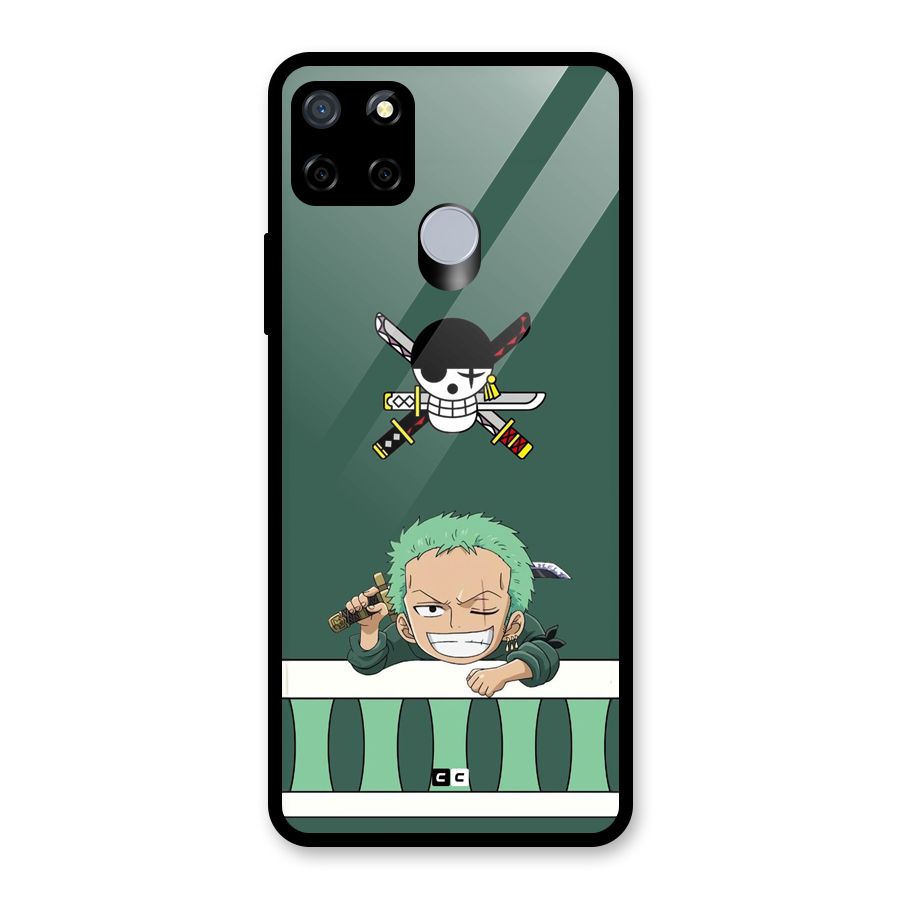 Pirate Hunter Zoro Glass Back Case for Realme C15