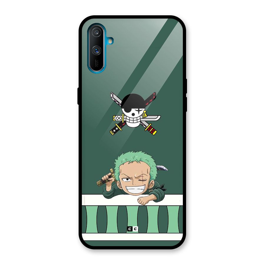 Pirate Hunter Zoro Glass Back Case for Realme C3