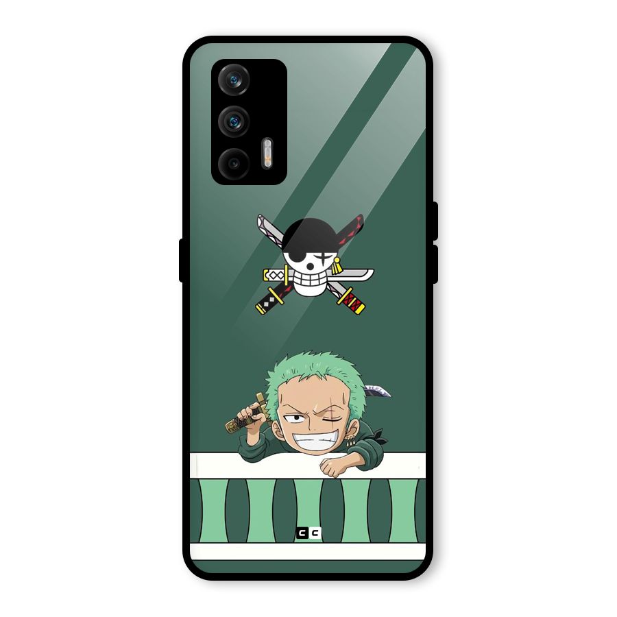 Pirate Hunter Zoro Glass Back Case for Realme GT 5G
