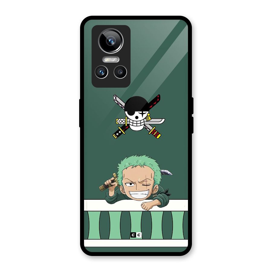 Pirate Hunter Zoro Glass Back Case for Realme GT Neo 3
